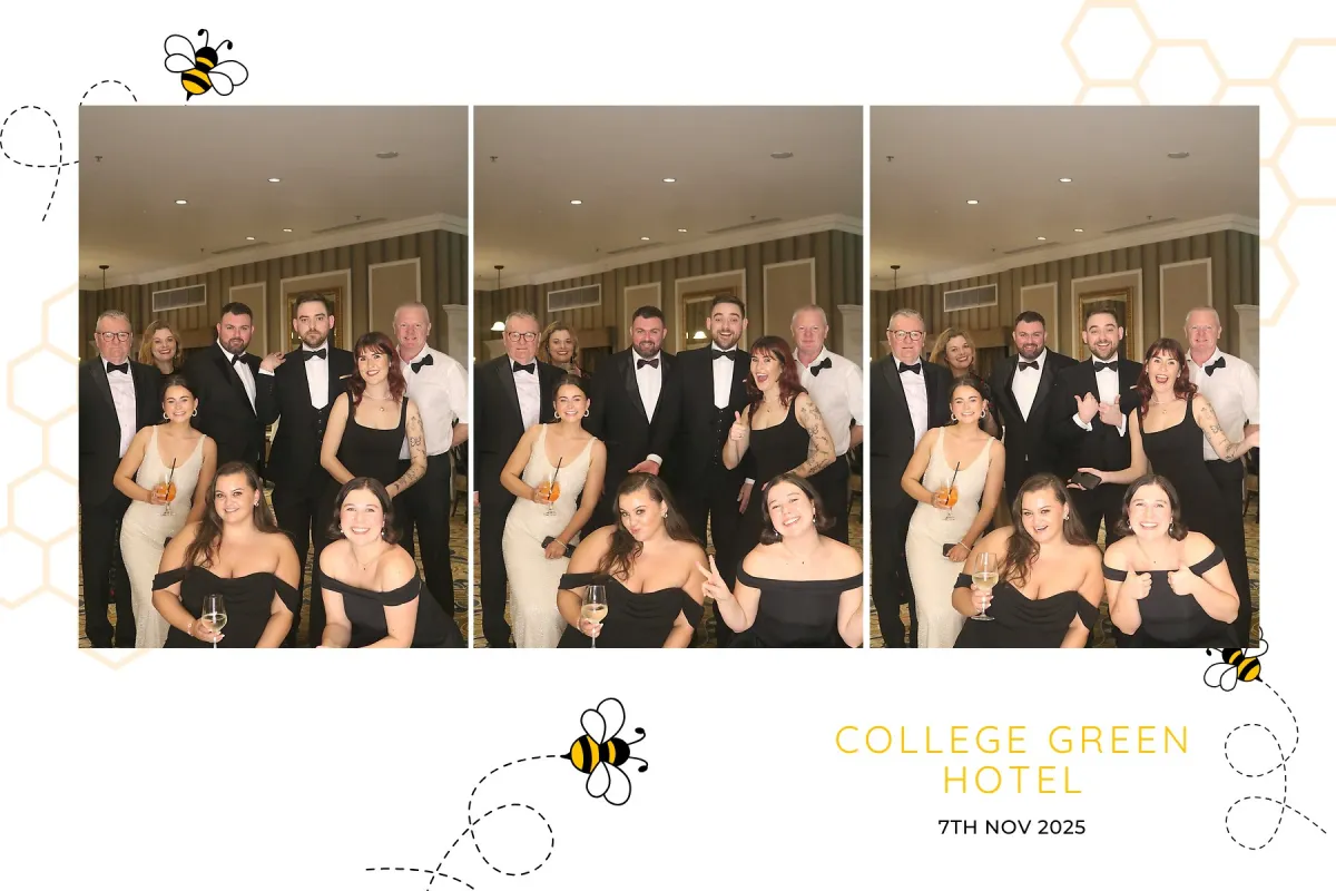 Charity fundraiser event with a photo booth at College Green, Dublin, Ireland