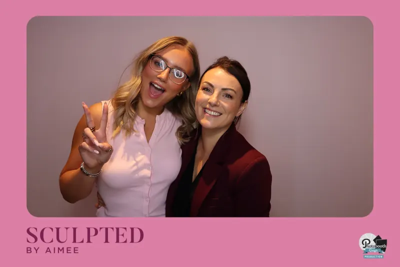 Sculpted by Aimee brand activation photo booth event